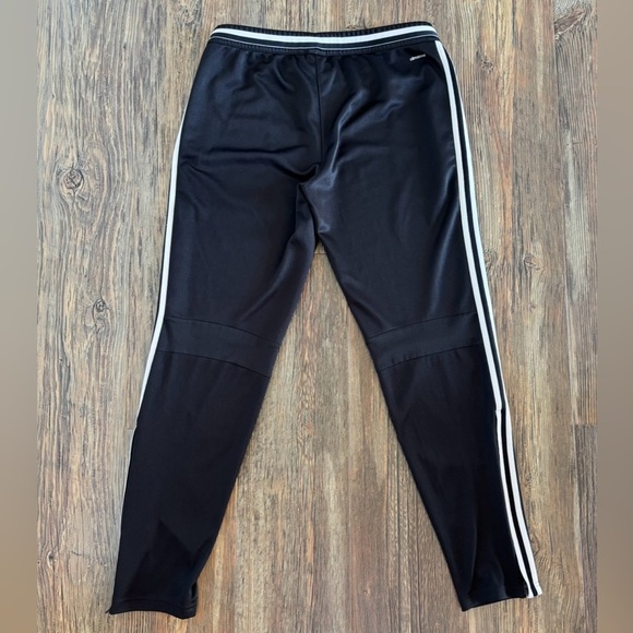 Adidas Performance Climacool Black White Stripe Track Pants Womans Size L 16/18 - Picture 4 of 14